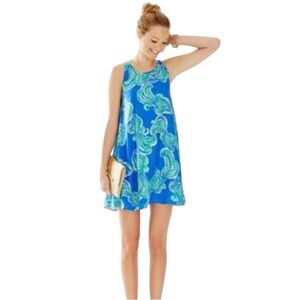 Lilly Pulitzer Blue and Green Dress